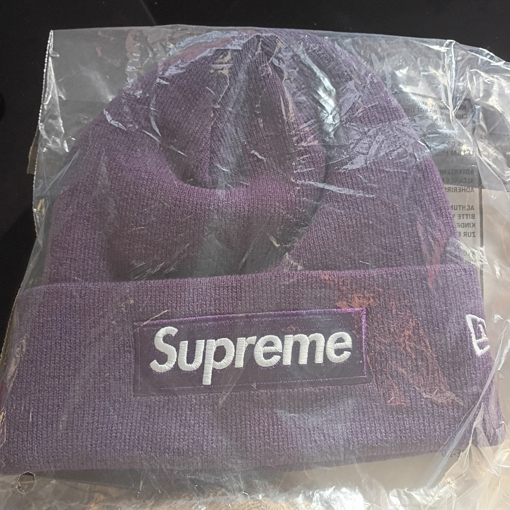 Supreme Purple Beanie